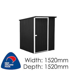 Products: SmartStore Lean-to SM1515 Ebony - Garden Sheds NZ