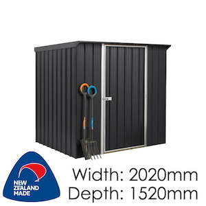 SmartStore Lean-to SM2015 Ebony - Garden Sheds NZ