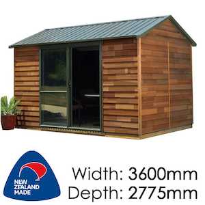 Finger Jointed Cedar Urban Timber Garden Shed - Garden Sheds NZ