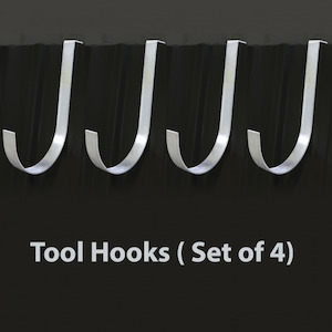 Tool Hooks ( Set of 4) - Garden Sheds NZ