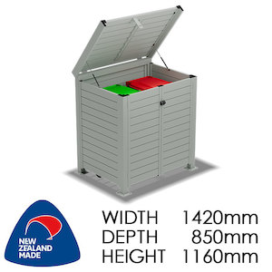 Uglee Bin Cover - 850 Double - Garden Sheds NZ