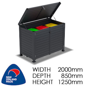 Uglee Bin Cover - 850 Triple - Garden Sheds NZ