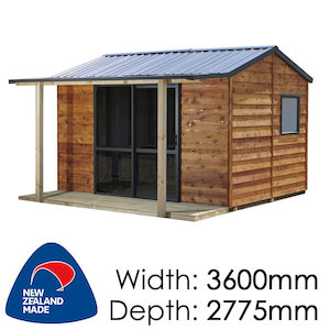 Classic Cedar Urban Timber Garden Shed - Garden Sheds NZ