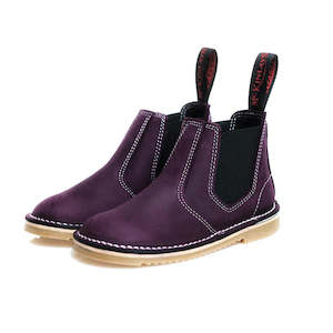 Footwear: McKinlays Hunter Jnr Rodeo Purple