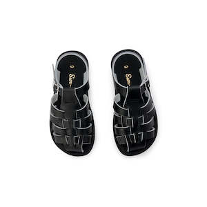 Footwear: Saltwater Sailor Black Kids