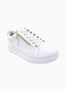 Footwear: Alfie & Evie Pinny White