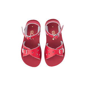 Footwear: Saltwater Sweetheart Red Kids