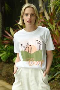 Clothing: Private Island Tee - White