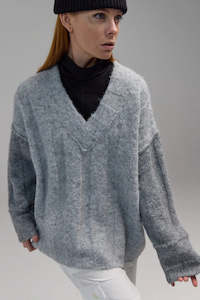 Clothing: Varsha Knit - Grey Multi