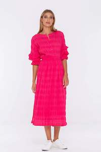 Aya Dress - Fuchsia