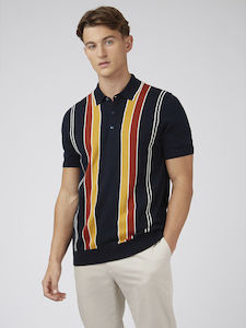 Vertical Stripe Polo