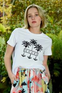 Coconut Grove Tee - White