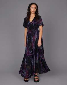 Clothing: Galaxy Print Dress - Multi