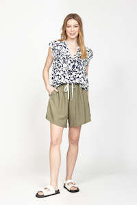 Clothing: Gina Short - Khaki