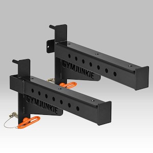 Sporting good wholesaling - except clothing or footwear: Half Rack Safety Bar Attachments