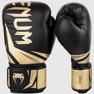 Sporting good wholesaling - except clothing or footwear: Venum Challenger 3.0 Boxing Gloves | Black/gold