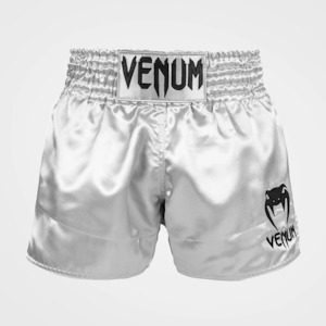 Sporting good wholesaling - except clothing or footwear: Venum Classic Muay Thai Shorts - Silver/Black