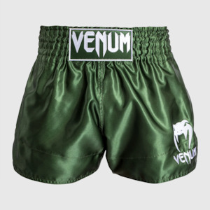 Venum Classic Muay Thai Shorts - Khaki/White