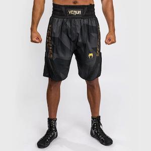 Sporting good wholesaling - except clothing or footwear: Venum Razor Boxing Shorts | Black/Gold