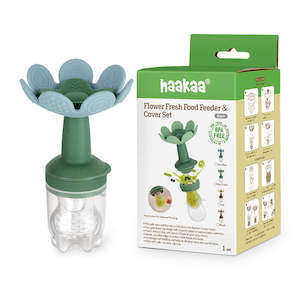 baby pacifier: Flower Fresh Food Feeder & Cover Set