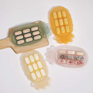 Pineapple Silicone Nibble Tray (with Label Slot)