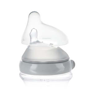 Generation 3 Silicone Orthodontic Bottle Nipple and Nipple Cap Combo