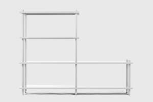 Modular Shelving Double 4/2 Tier