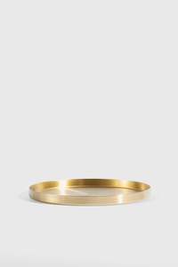 200mm Tray - Spun Brass