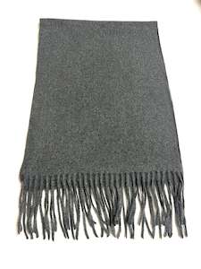 Dark Grey Cashmere Scarf