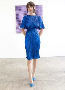 Clothing: Galaxy Dress Metallic Blue (short)