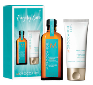 Moroccanoil Everyday Care 100ml Treatment and 75ml Hand Cream Duo