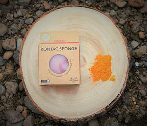 Nudi Point - Konjac Facial Sponge - Tumeric