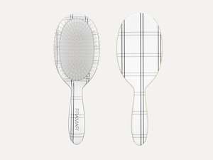 Framar Plaid Hair Day Detangle Brush - Charlotte