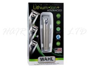 WAHL Lithium Ion+ Advanced Trimmer Stainless Steel - Made in the USA