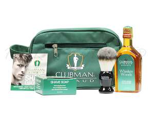 Internet only: Clubman Pinaud Shave Essentials Kit, Whiskey Woods - 4pc Gift Pack