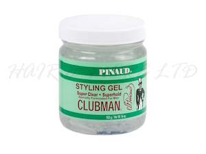 Pinaud Clubman Mens Super Hold Super Clear Styling Gel 453gTub