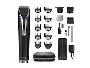 WAHL Lithium-Ion+ Stainless Steel Waterproof Trimmer Grooming Kit - Made in the USA