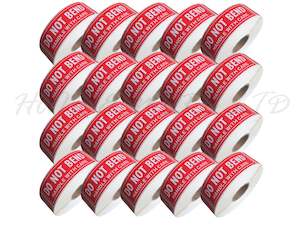 Do Not Bend Handle With Care Stickers - 20 Rolls Of 500