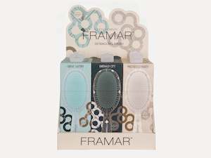 Framar Cheers Haters 9pc Detangle Brush Retail Display