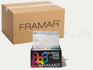 Framar Pop Up Foil Star Struck Silver (500ct) 127 x 280mm (5x11) (12pc CARTON)