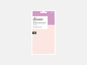 Diane Invisible Mesh Hair Nets, 3 Pack - Grey