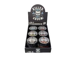 Killer Groom Mixed 6 Pomade Pack 150g - 6pc in Counter Display Box