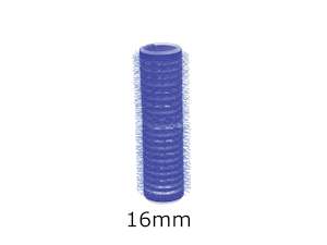 Hair Ware Defined Curl Self-Grip Rollers - Small Blue 16mm (5/8") - 6 Pack