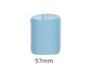 Hair Ware Big Volume Self-Grip Rollers- Large Aqua 57mm (2-1/4") - 2 Pack