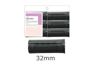 Diane Cold Wave Perm Rods - Jumbo Black 32mm (1-1/4") - 6 Pack