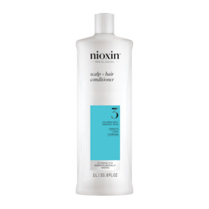 Nioxin System 3 Scalp + Hair Thickening Conditioner for Damaged Hair with Light …