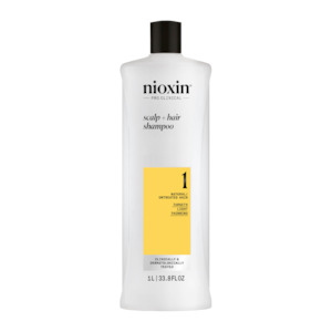 Nioxin System 1 Scalp + Hair Thickening Shampoo For Natural Hair with Light Thinning 1 Litre