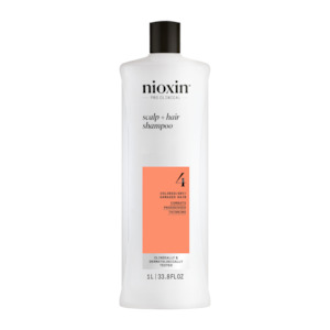 Hair care: Nioxin System 4 Scalp + Hair Thickening Shampoo For Damaged Hair with Progressed Thinning 1 Litre