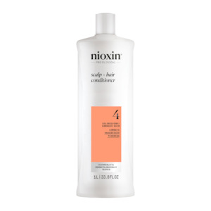 Nioxin System 4 Scalp + Hair Thickening Conditioner for Damaged Hair With Progre…