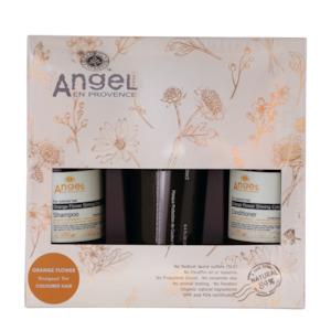 Angel En Provence Orange Flower Shining Colour Trio with Orange Flower Hair Mask Gift Pack